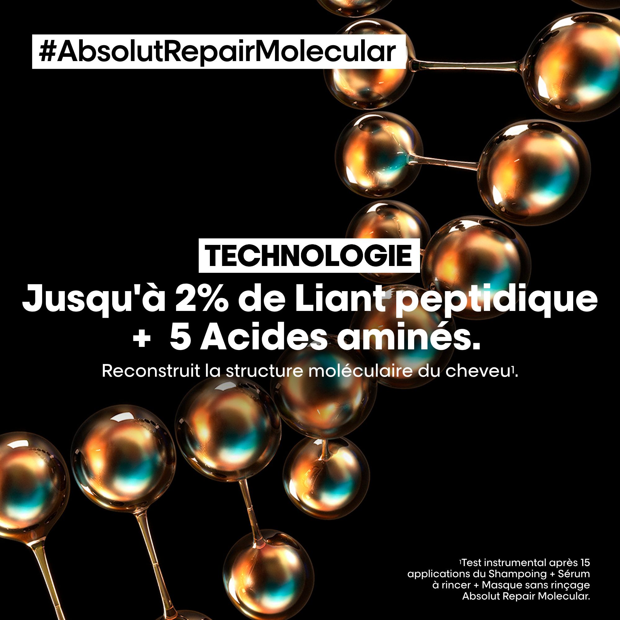 Absolut Repair Molecular Shampoing réparateur 300 ml – Image 3