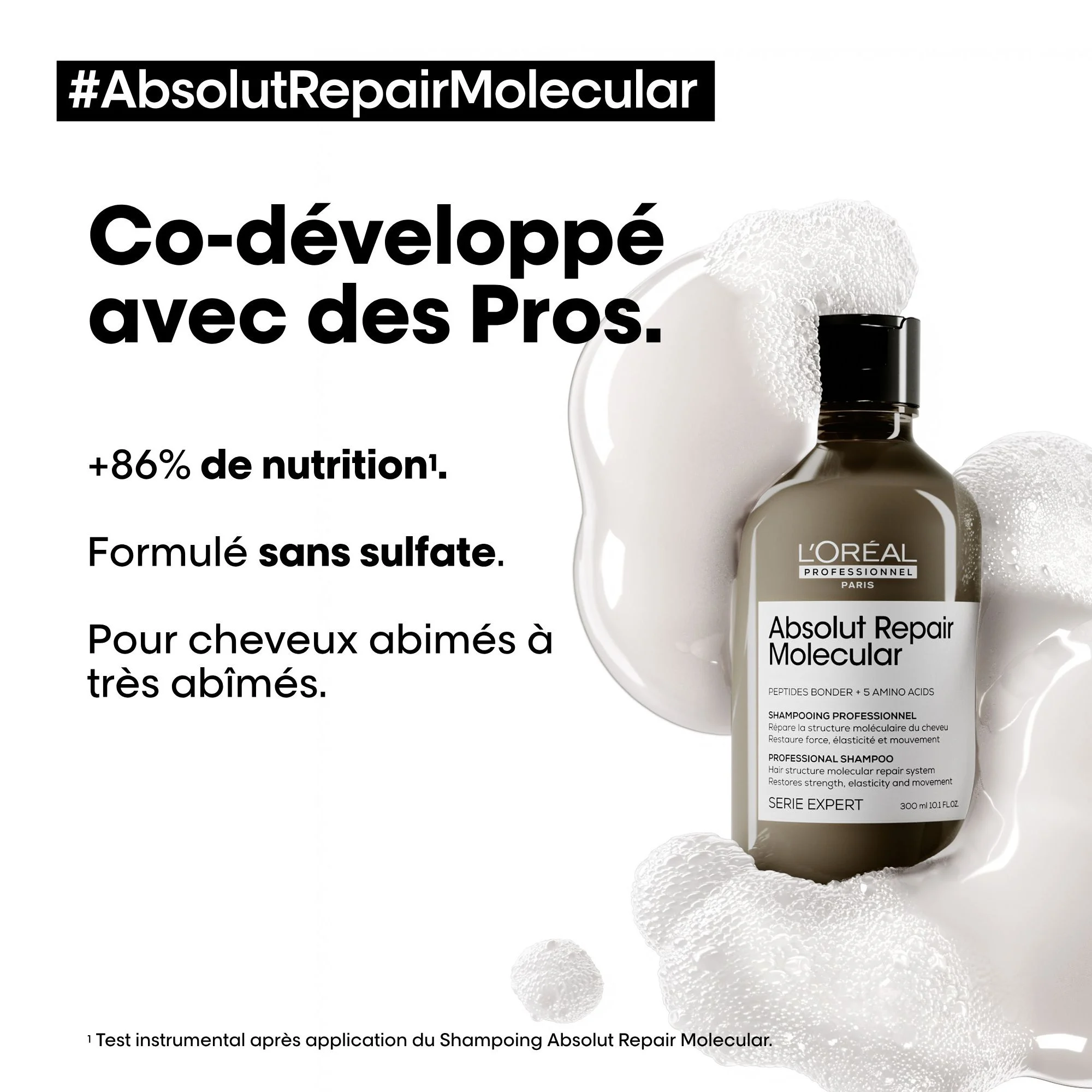 Absolut Repair Molecular Shampoing réparateur 300 ml – Image 2