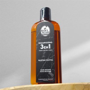 Man's beard - Shampooing 3 en 1 – Parfum Santal - 250 ml